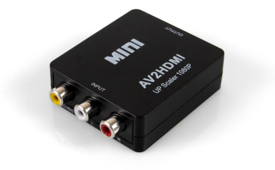 AV to HDMI adapter.