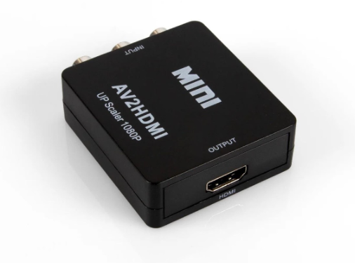 AV to HDMI adapter.